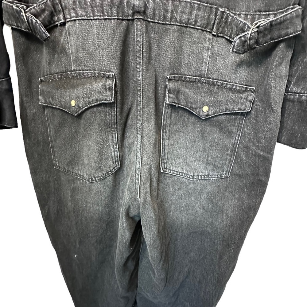 Free People x We the Free Black Care Townes Jumpsuit Size Large NWOT - Picture 7 of 16